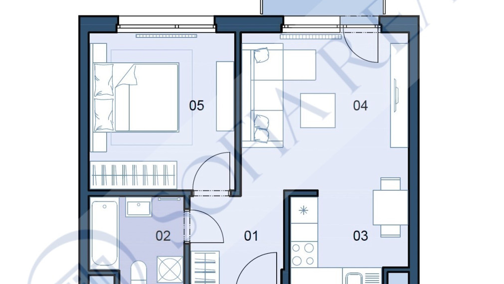 PREDAJ: 2-izbový byt; parkovanie; balkón; Ružinov