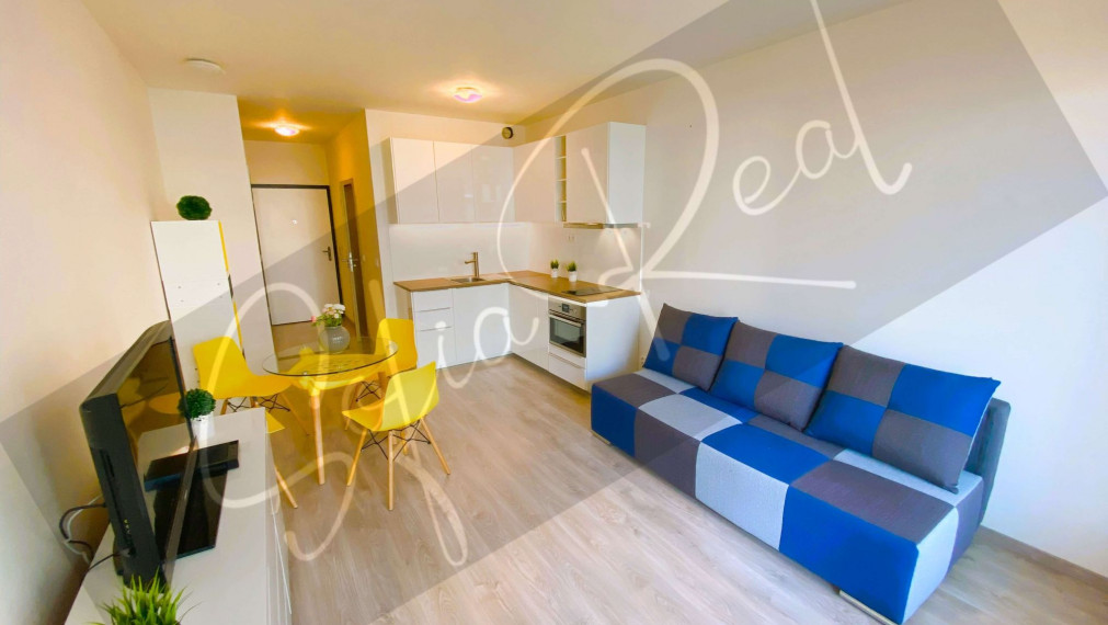 PRENÁJOM: 1-izbová novostavba; parking; Slnečnice - Petržalka