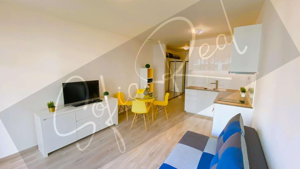 PRENÁJOM: 1-izbová novostavba; parking; Slnečnice - Petržalka