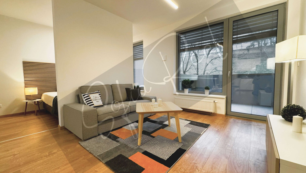 PRENAJATÉ: moderná 1,5-izbová novostavba; parking; loggia; Dúbravka