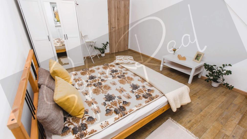 PRENÁJOM: svetlý byt (2x spálňa); parking v cene; Krasňany