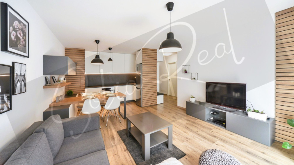 PRENÁJOM: moderná a štýlová 2-izbová novostavba; parking; Račianska ulica (Nové Mesto)