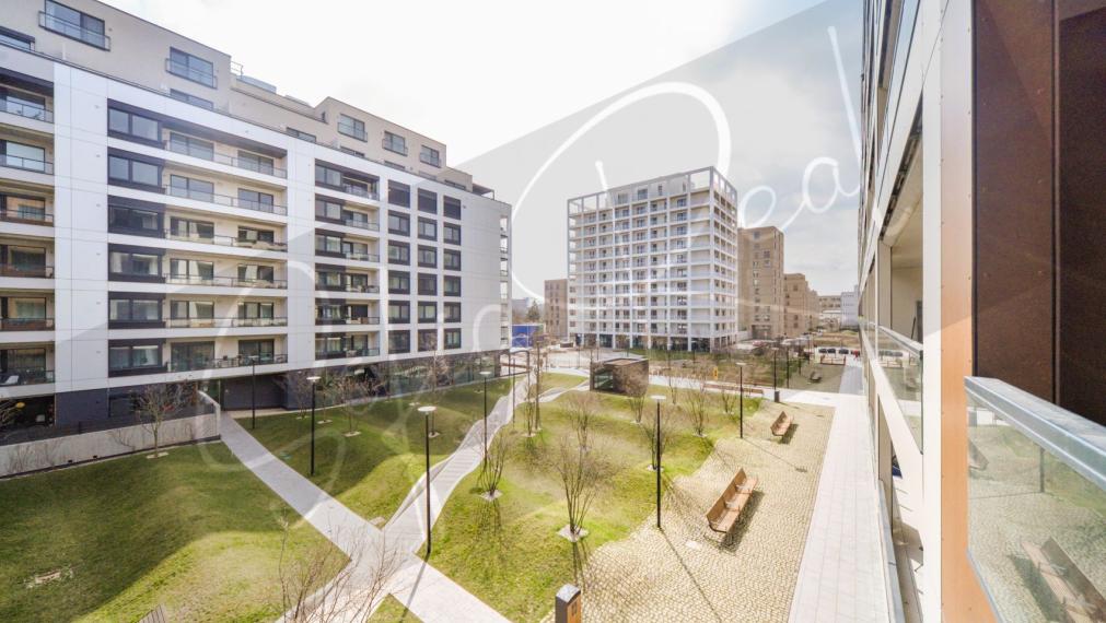 PRENÁJOM: moderná a štýlová 2-izbová novostavba; parking; Račianska ulica (Nové Mesto)