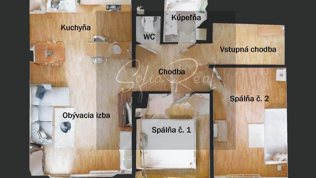 PREDAJ: 3i byt + loggia | výborná lokalita | Ružinov - Nivy