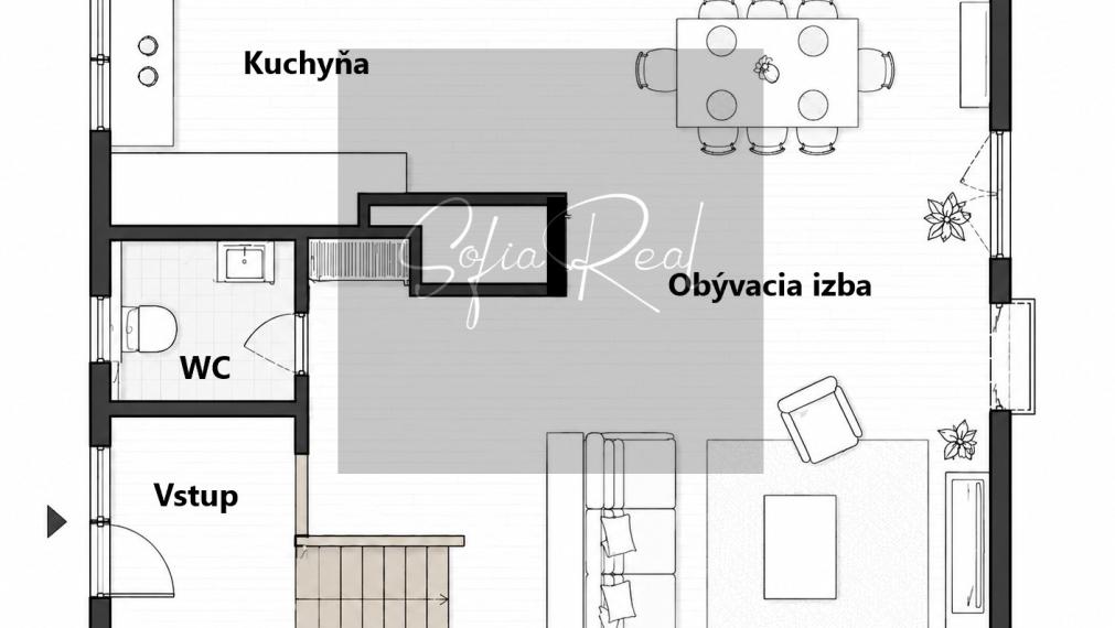 PRENÁJOM - 3D: 4i mestský dom | záhradka | pri Ľudovom nám. - Nové Mesto