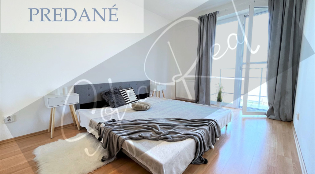 PREDANÉ: svetlý 2-izbový byt, balkón, začiatok Ružinova