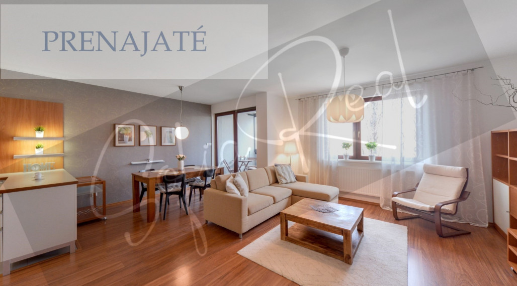 PRENAJATÉ: vzdušný 4-izbový byt Ružinove; parking; balkón (2x)