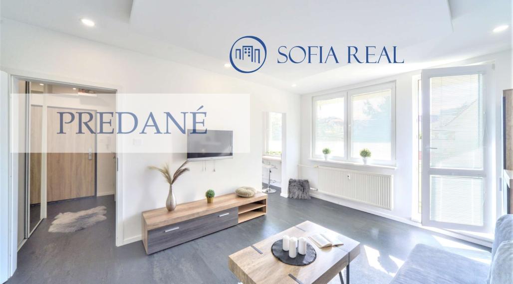 PREDANÉ: kvalitne zrekonštruovaný 1-izbový byt; loggia; Rača - Novohorská ul.