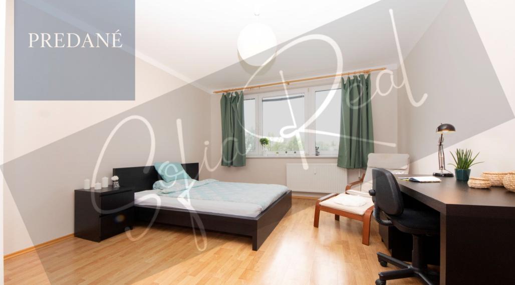 PREDANÉ: Priestranný 3-izbový byt s dobrou polohou, loggia, Gessayova ul., Petržalka