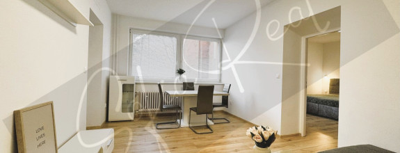 PRENÁJOM: zrekonštruovaný 2-izbový byt; VOĽNÉ; začiatok Karlovej Vsi