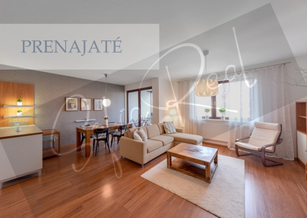 PRENAJATÉ: vzdušný 4-izbový byt Ružinove; parking; balkón (2x)