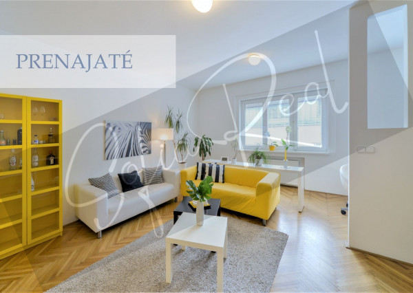 PRENAJATÉ: zrekonštruovaný 3,5-izbový byt pri historickom centre, Staré Mesto, Kolárska ul.